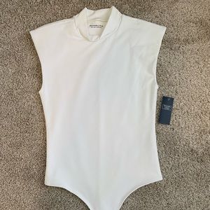 Abercrombie & Fitch | NWT | Mock Neck Bodysuit | Small | Soft AF Collection